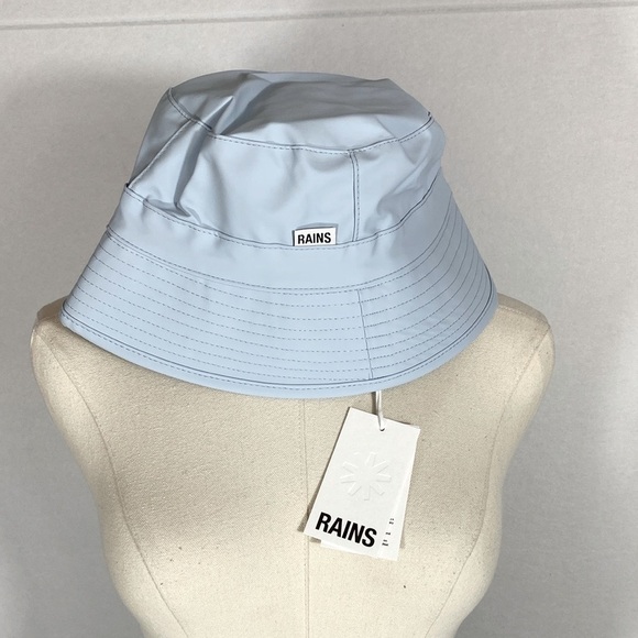 Rains Bucket Hat Sky Blue size XS-M - Picture 9 of 10